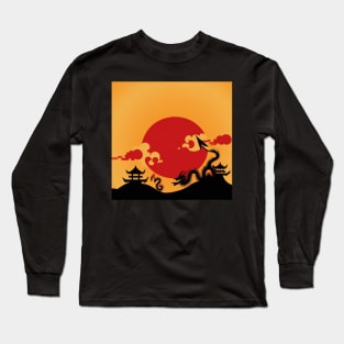 Dragon in Nagoya Long Sleeve T-Shirt